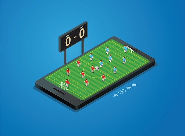 Vector voetbal voetbal live online