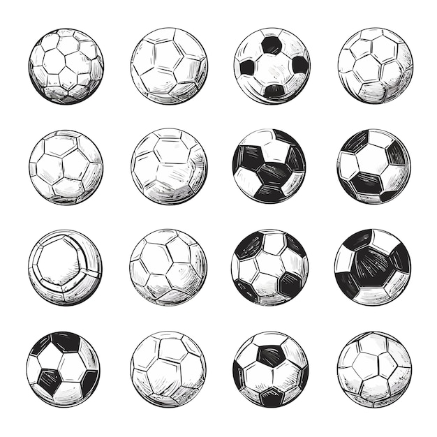 Voetbalcontour vector