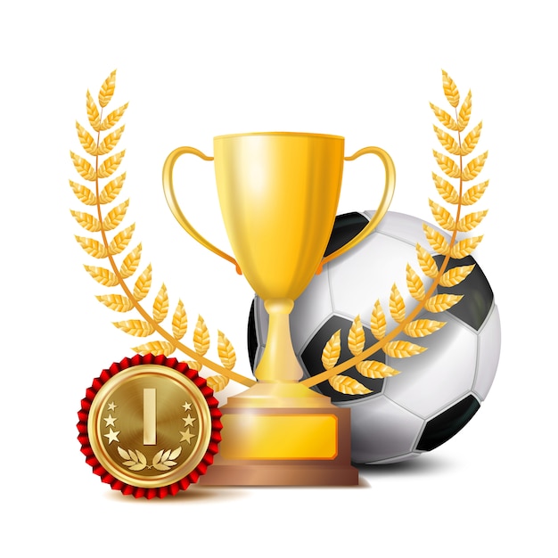 Vector voetbalprestatie award