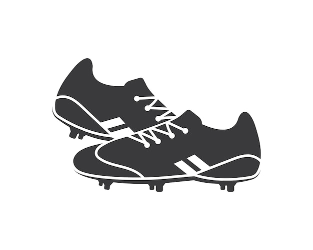 Voetbalschoenen vector pictogram illustratie ontwerp