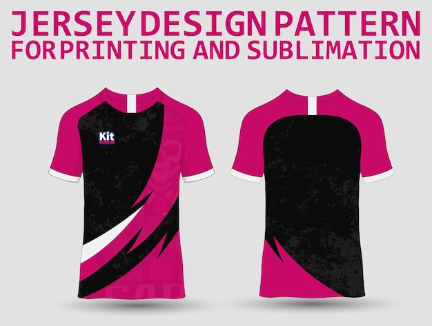 voetbalshirt sport ontwerpsjabloon