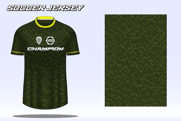 Voetbalshirt sport tshirt ontwerp mockup voor voetbalclub 08