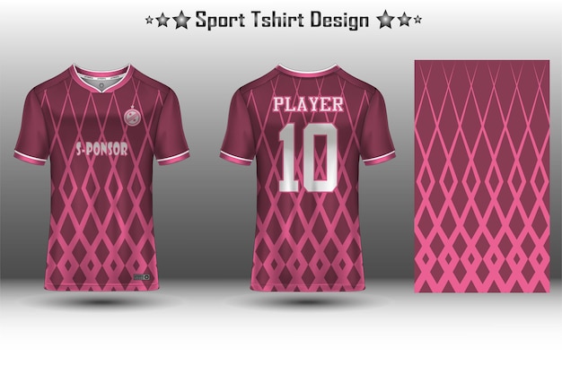 Voetbaltrui mockup voetbaltrui ontwerp sublimatie sport t-shirt design collectie voor racen fietsen gaming motorcross