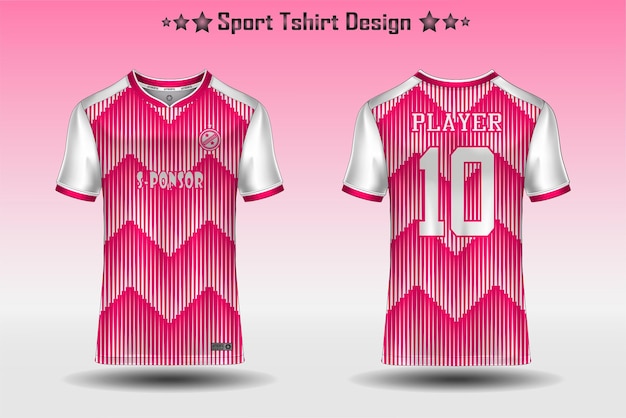 Voetbaltrui mockup voetbaltrui ontwerp sublimatie sport t-shirt design collectie voor racen fietsen gaming motorcross