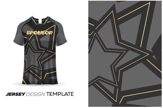 Voetbaltrui ontwerp voor sublimatie sport t-shirt ontwerp