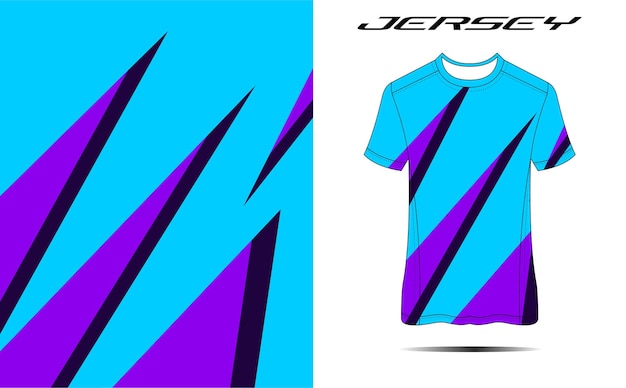 Voetbaltrui sjabloon vector sport t-shirt ontwerp