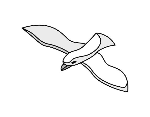 Vogel isometrisch ontwerp pictogram Vector web illustratie 3d kleurrijke concept