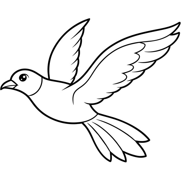 Vogel kleurboek vector illustratie 70