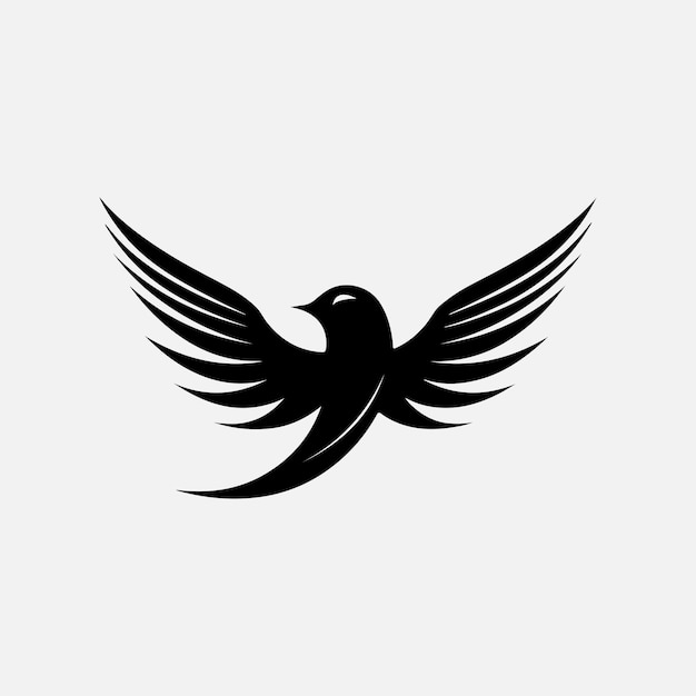 Vogel Logo abstracte vliegende ontwerpsjabloon