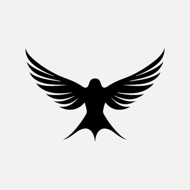 Vogel Logo abstracte vliegende ontwerpsjabloon