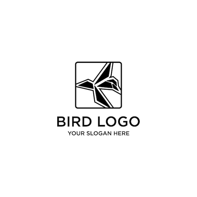 Vogel logo logo pictogram vector afbeelding