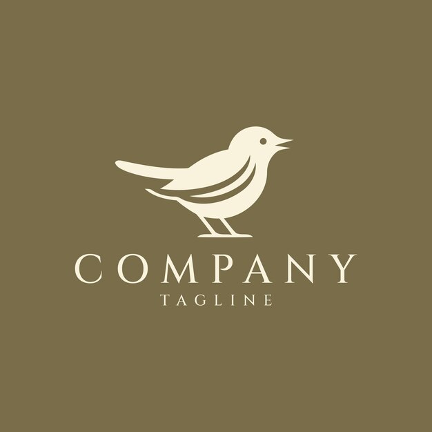 Vogel logo ontwerp vectorillustratie