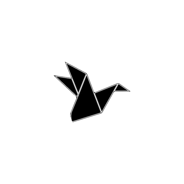 Vector vogel origami