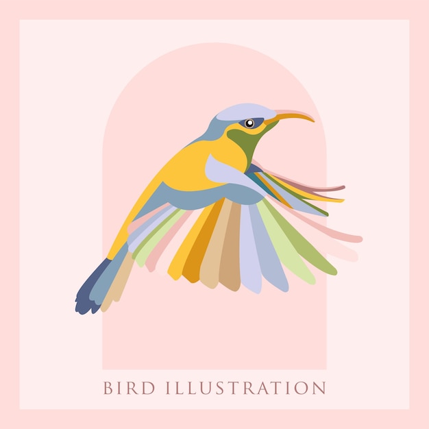 vogel vectorillustratie