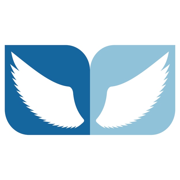 Vogel vleugels illustratie logo's vector design
