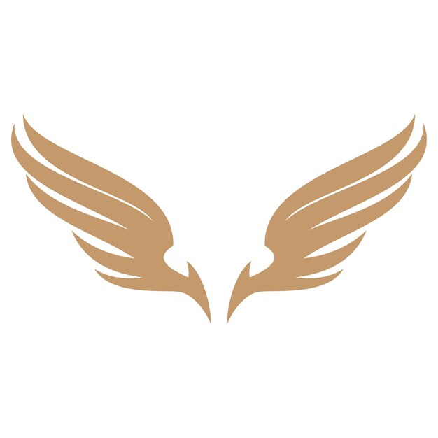 Vector vogel vleugels illustratie logo's vector design