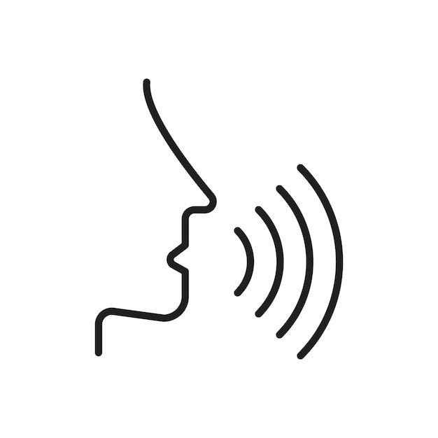 音声アイコン ロゴセットベクトル