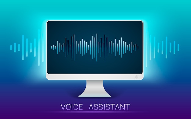 Voice recognition. personal assistant and voice recognition. v