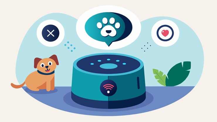 Vector a voiceactivated monitor that allows owners to check on their pet and talk to them remotely