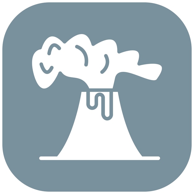 Volcano Eruption vector icon Can be used for Natural Disaster iconset