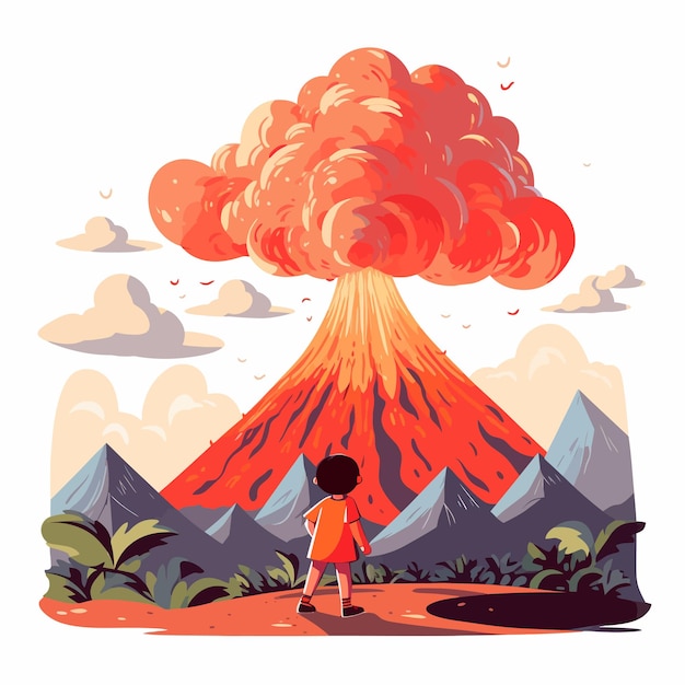 ベクトル 火山