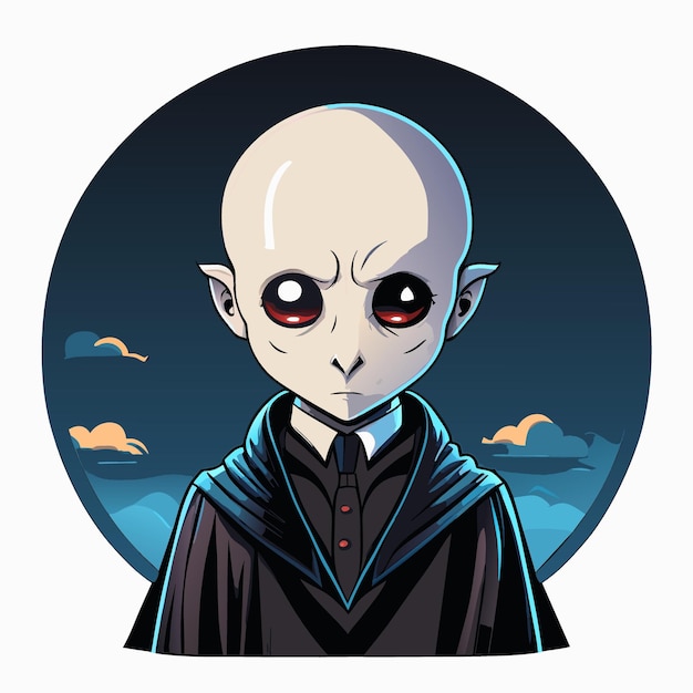 voldemort vector illustration cartoon