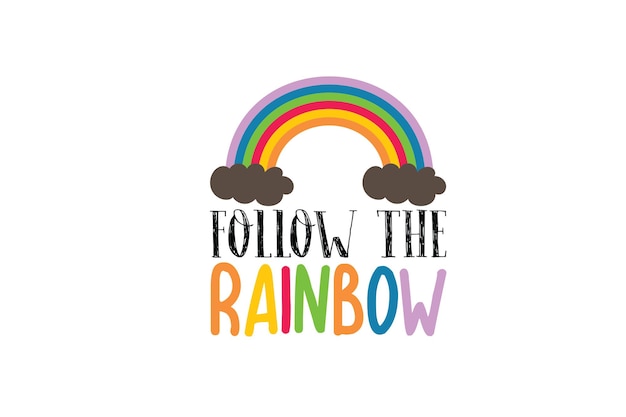 Volg de Rainbow-svg