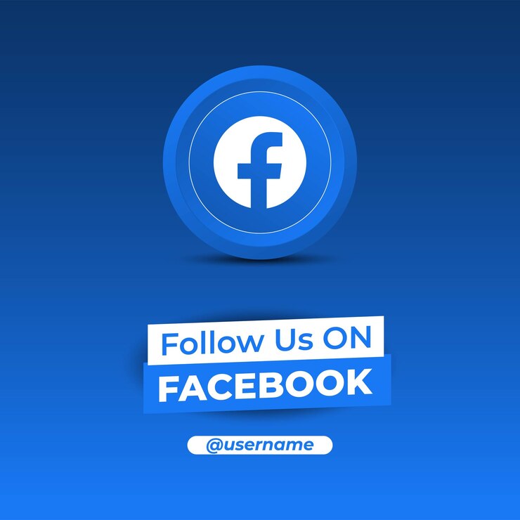 Volg ons op ons media sociale banner ontwerpsjabloon