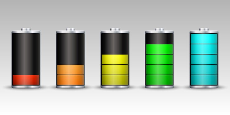 Vector volle batterijlading.