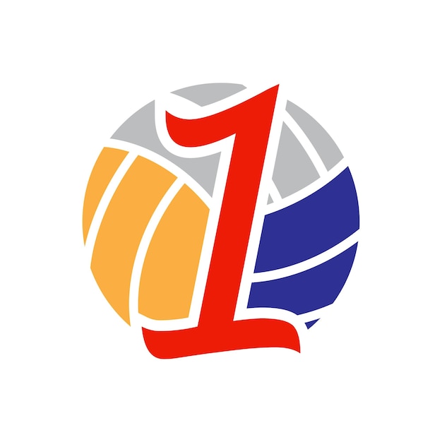 Vector volley ball logo vector and symbol design template