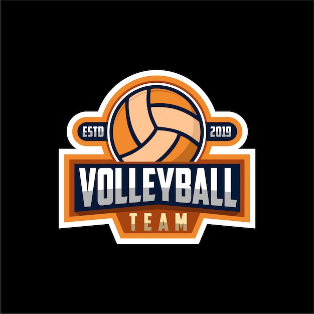 Volley ball logo