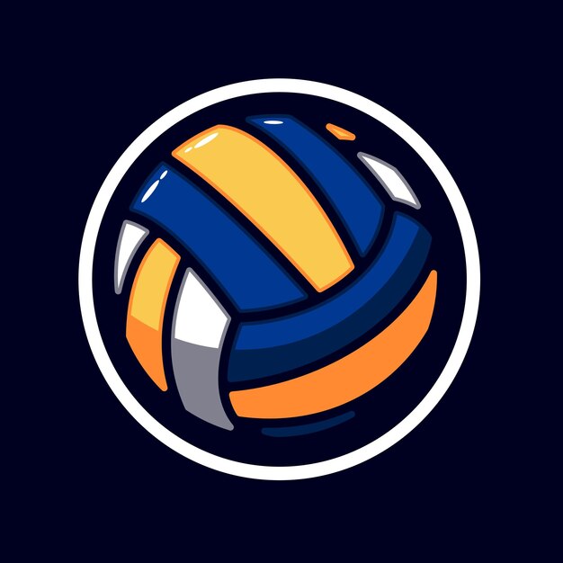 Volley Ball Vector Template