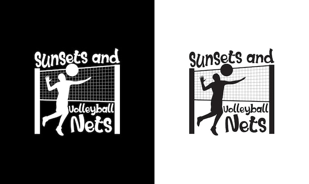 Volleybal citeer T-shirt ontwerp, typografie