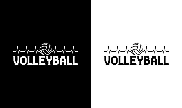 Volleybal citeer T-shirt ontwerp, typografie