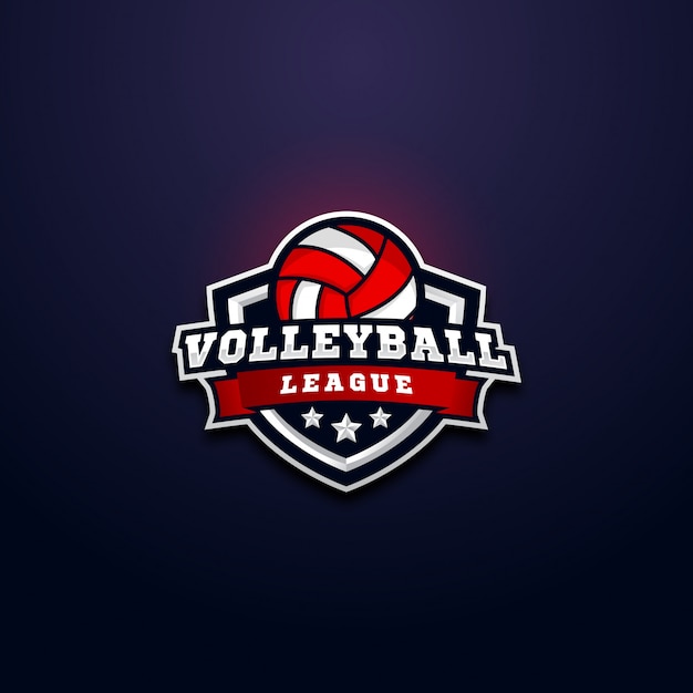 Volleybal league-logobadge