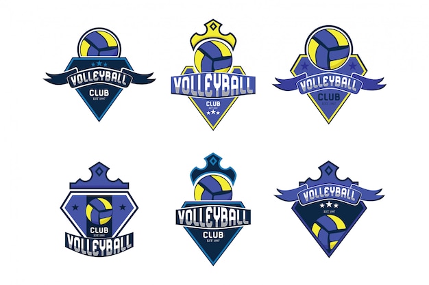 Volleybal logo-collectie