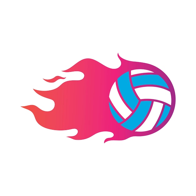 Volleybal logo vector