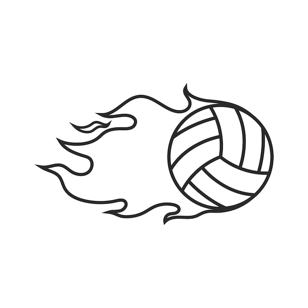 Volleybal logo vector