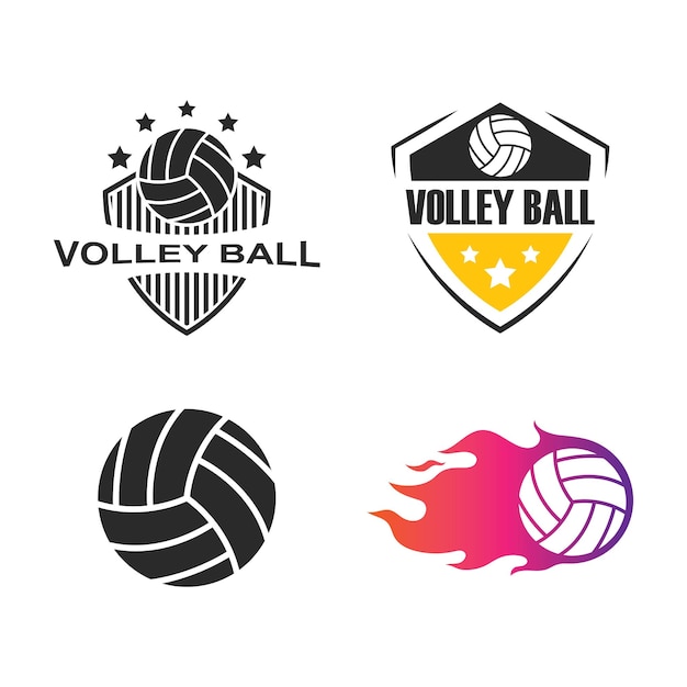 Volleybal logo vector