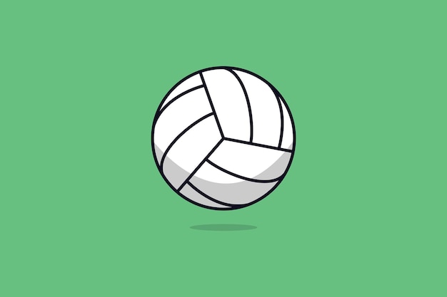 Volleyball Ball vector illustration. Sport object icon concept.