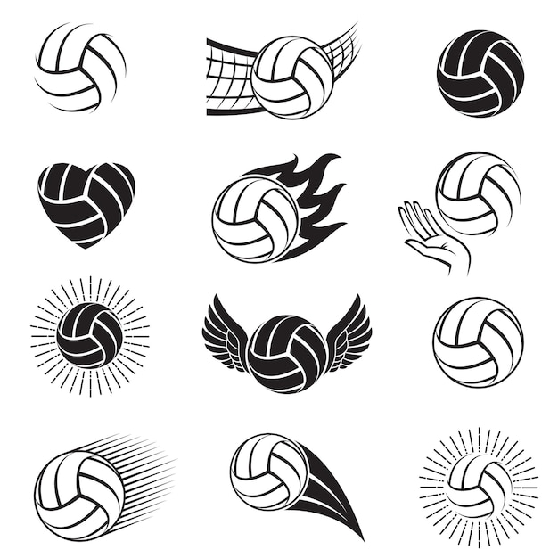 volleyball balls set