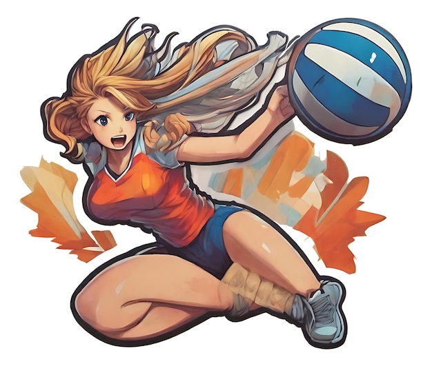 Volleyball Cartoon