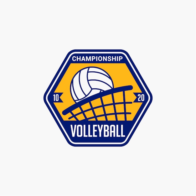 Volleyball club badge