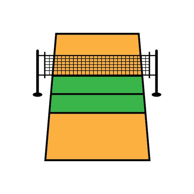 Volleyball court icon