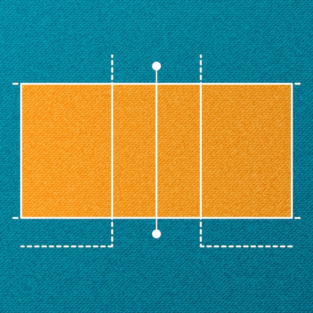 Vettore carta da parati campo da pallavolo