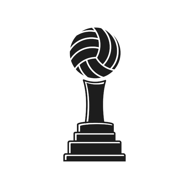 Volleyball Cup silhouet Volleyball Vector Volleyball illustratie Sport Vector