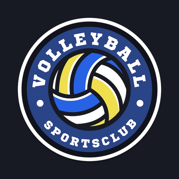 volleyball sports club logo