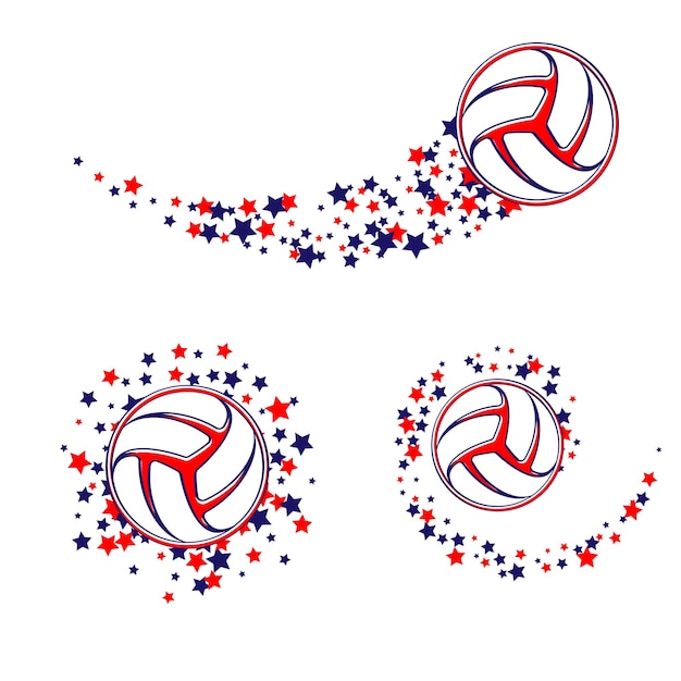 Volleyball star path