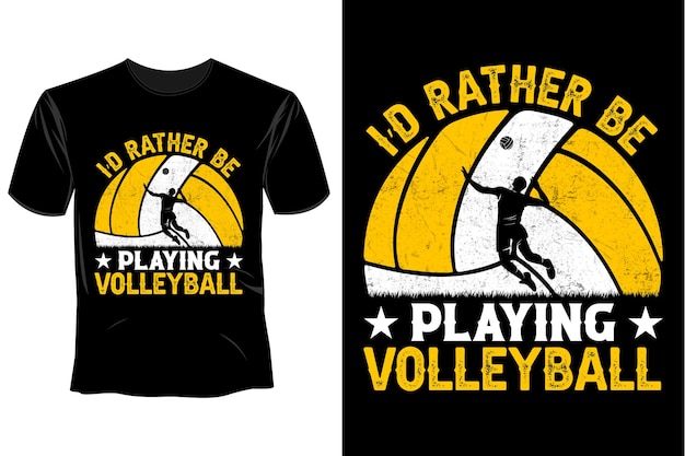Volleyball T Shirt Design