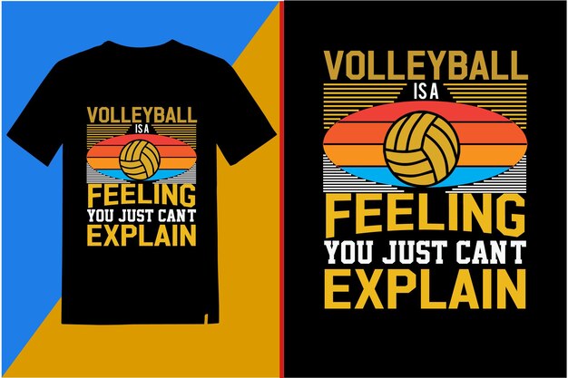 volleyball t-shirt design